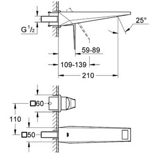Grohe Allure 19783000 M size Смесител за вграждане - Онлайн промоция - Image 2