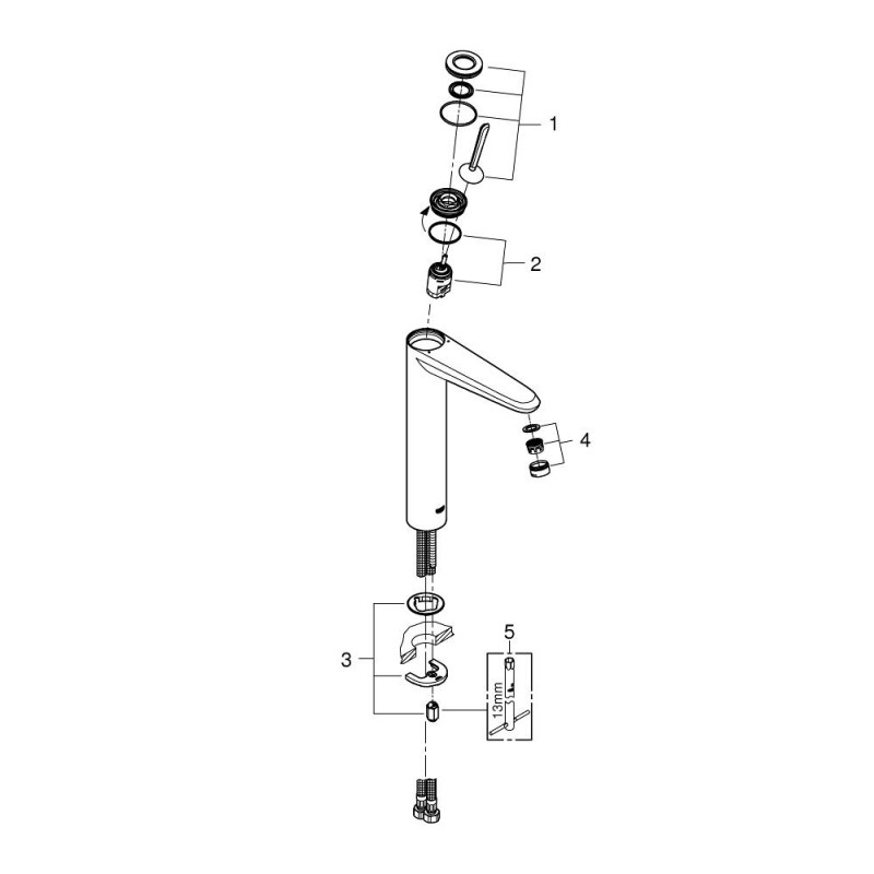 Grohe Eurodisc XL size 23428000 Смесител за мивка - Онлайн промоция - Image 4