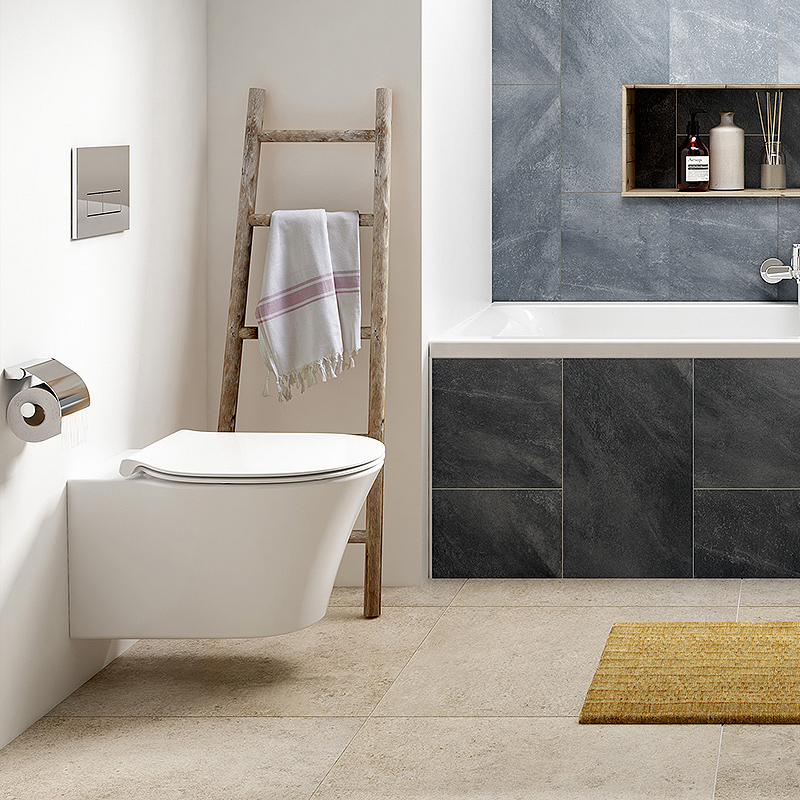 Ideal Standard Connect Air AquaBlade 54 конзолна wc чиния и капак с плавно затваряне - Онлайн промоция