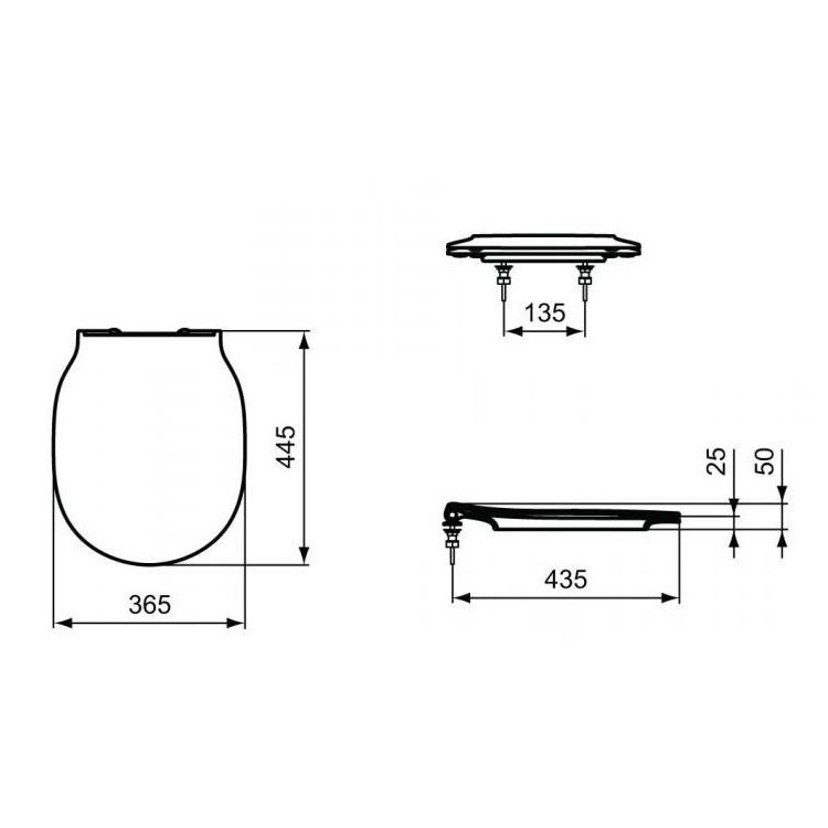 Ideal Standard Connect Air AquaBlade 54 конзолна wc чиния и капак с плавно затваряне - Онлайн промоция - Image 6