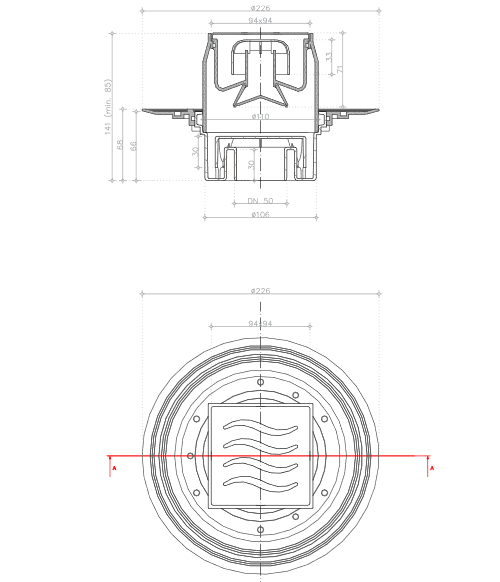 Сифон VERTICAL DRY - Image 3