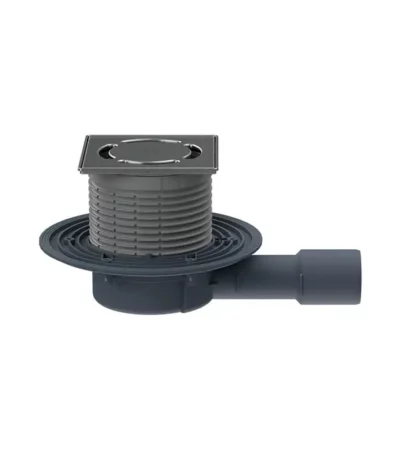 Сифон за баня, воден затвор Primus Blue, с неръждаема рамка HL HL90PrBlue-3000