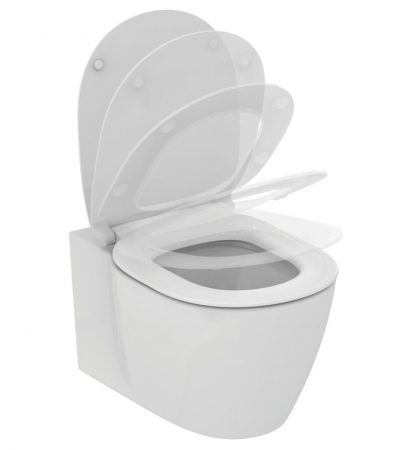 Ideal Standard Connect AquaBlade 54 конзолна wc чиния и капак с плавно затваряне- Онлайн промоция