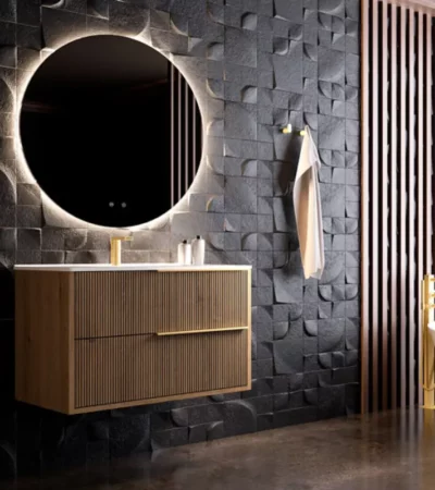 Кръгло огледало с лед осветление Moon 80 Nofer