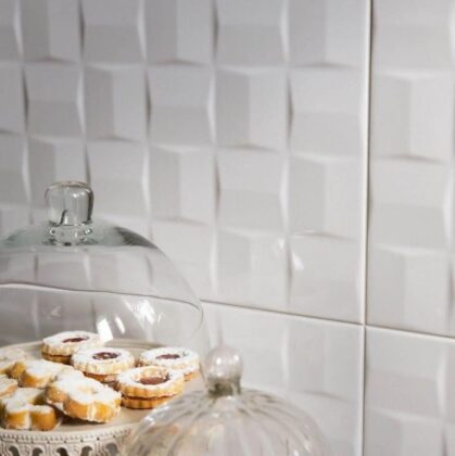 Marazzi Absolute White STR. CUBE 3D LUX 25*76 фаянсови плочки - Онлайн промоция
