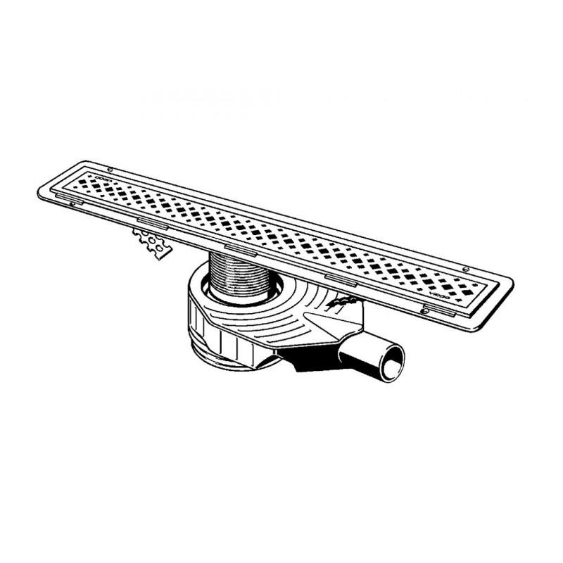 Линеен сифон Viega Advantix Visign 75см + решетка ER1 - Image 2