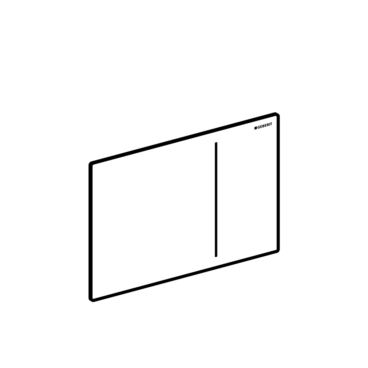 Активатор/бутон Geberit115.788.DW.2 за Geberit Sigma 8 cm - Image 2