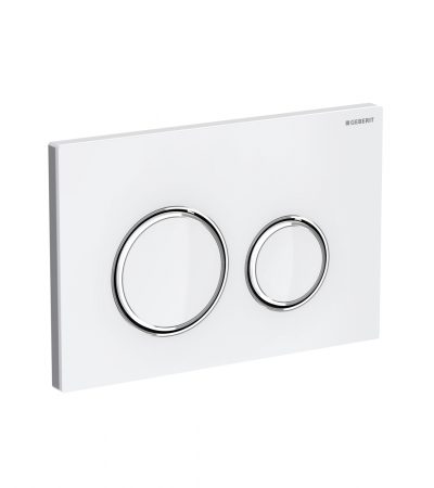 Активатор Geberit Sigma 21 бяло стъкло