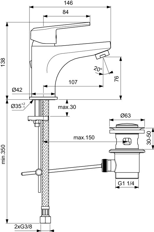 VIDIMA SevaL - 2 комплект душ система с чучур и смесител B0975AA - Онлайн промоция - Image 3