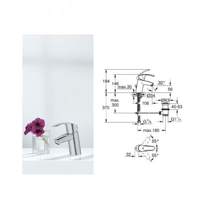 GROHE Eurosmart 33265002 смесител – Онлайн промоция