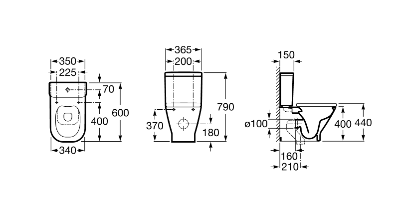Roca Моноблок The Gap Compact Clean Rimless - Онлайн промоция - Image 7