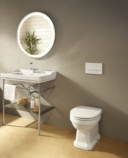 Тоалетна чиния, стояща Carmen Rimless ROCA с капак/седалка с плавно затваряне - Онлайн промоция - Image 4