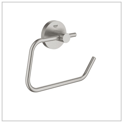 GROHE Поставка за тоалетна хартия Essentials – NEW colour Supersteel