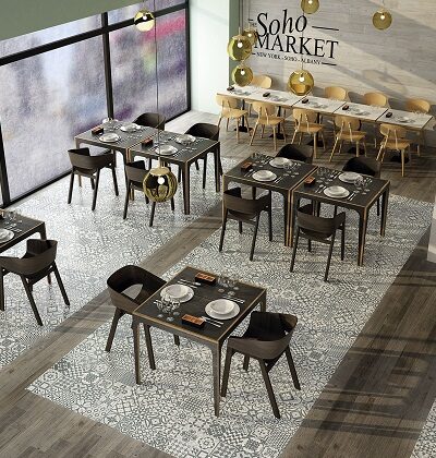 HERITAGE Black гранитогрес мат