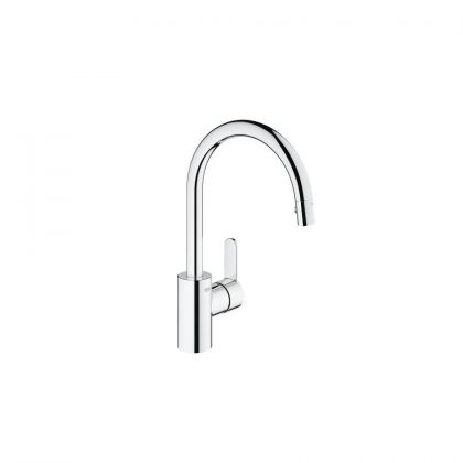 GROHE Eurostyle Cosmopolitan 31482002 Смесител за кухня с изтеглящ чучур - Онлайн промоция