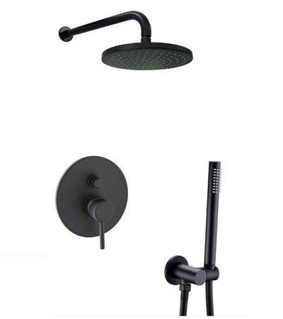 Душ система за вграждане Light, Paffoni, черен - Онлайн промоция