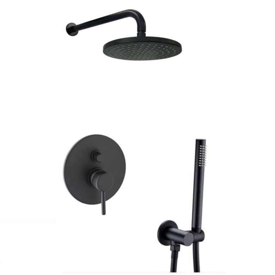 Душ система за вграждане Light, Paffoni, черен - Онлайн промоция - Image 2