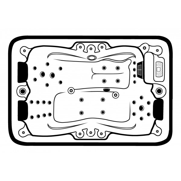 Външно джакузи "MODENA" - двуместно - Image 10