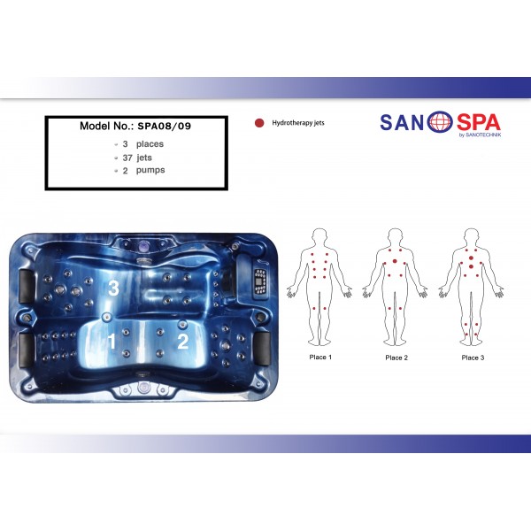 Външно джакузи "MODENA" - двуместно - Image 11