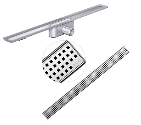 Линеен сифон без фланци ACO ShowerDrain C – 885мм