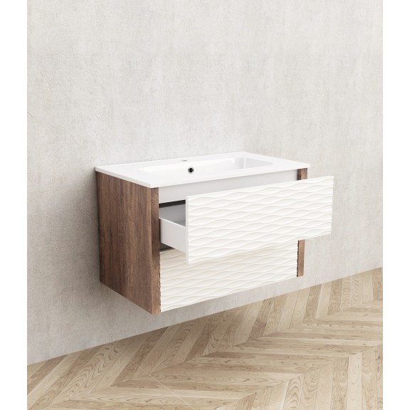 PVC шкаф с мивка за баня МАДИСЪН 80 см (8043) - Image 2