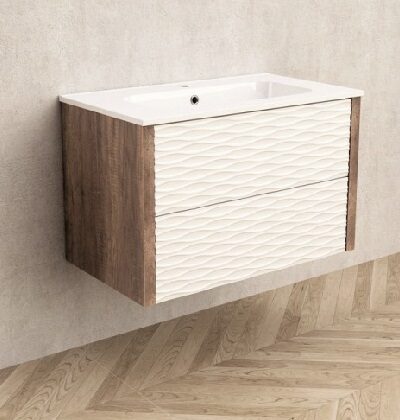 PVC шкаф с мивка за баня МАДИСЪН 80 см (8043)