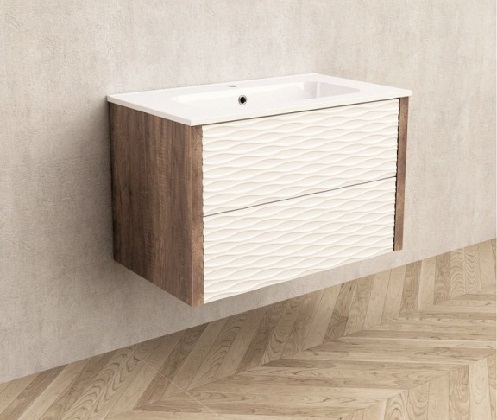 PVC шкаф с мивка за баня МАДИСЪН 80 см (8043)