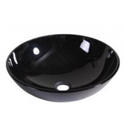 Стъклена мивка 042Black