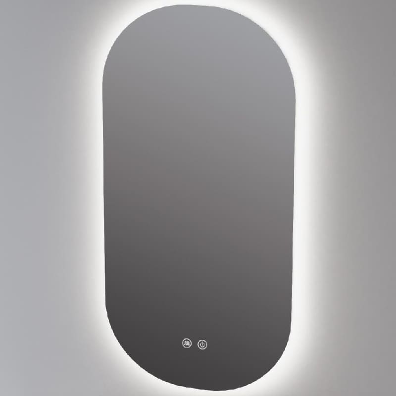 NOFER Овално огледало с LED осветление Pill 50*90 - Image 2