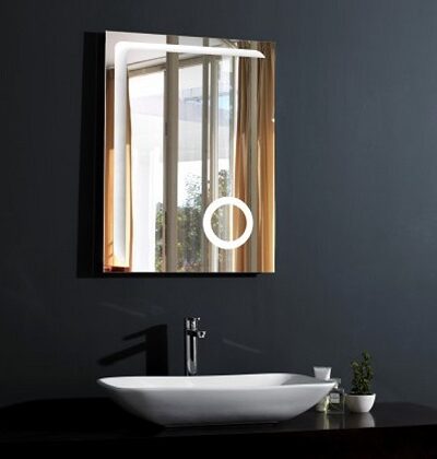 ОГЛЕДАЛО за баня с вградено LED осветление 60 х 80 – онлайн промоция