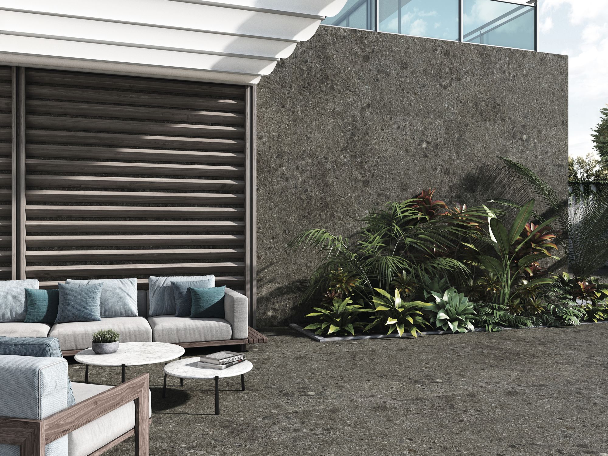 HANNOVER BLACK NATURAL гранитогрес 80*80 - Image 4