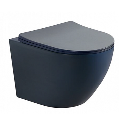 Конзолна тоалетна чиния Rimless с УЛТРА ТЪНКА soft close система