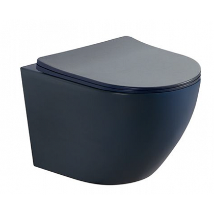 Конзолна тоалетна чиния Rimless с УЛТРА ТЪНКА soft close система