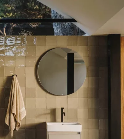 LUNA Кръгло огледало 60 см с амбиентно LED осветление ROCA A812400000