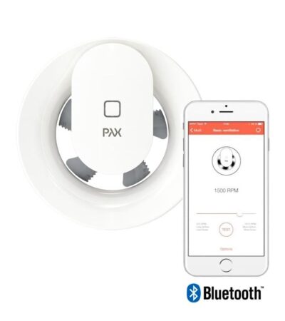 Pax Norte® е автоматичен вентилатор за баня, проектиран и произведен в Швеция. Множеството функции и настройки, го правят уникален и без аналог на българския пазар. Тих, интелигентен и мощен, Pax Norte® веднъж настроен, ще поддържа банята ви суха и свежа, без да се налага вие да го управлявате. Искате допълнителни настройки, свалете приложението от интернет и с мобилния си телефон персонализирайте вентилатора.