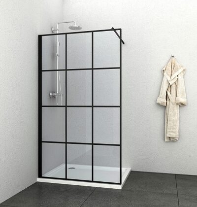 Стационарен параван за баня 120 см.