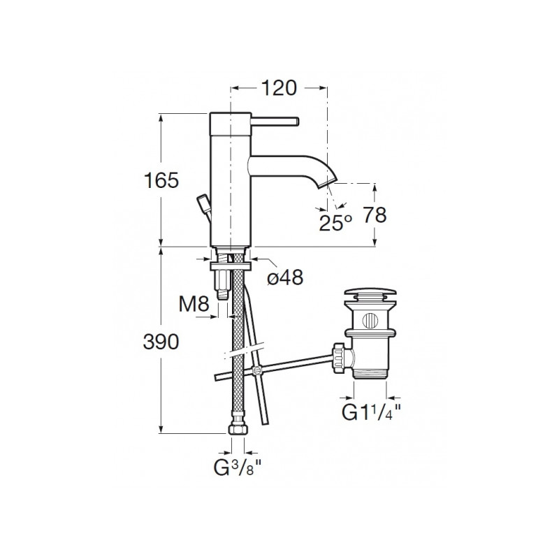 ROCA Смесител за мивка Lanta - Онлайн промоция - Image 4