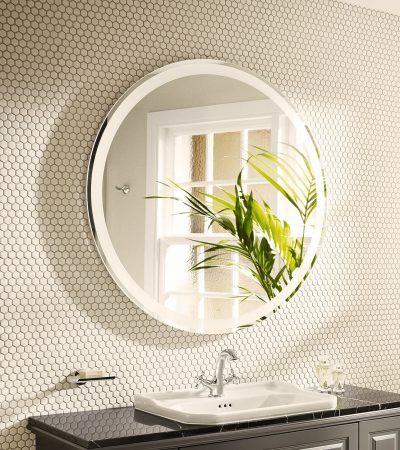 LED огледало IRIDIA ROCA кръгло 80 см - Онлайн промоция