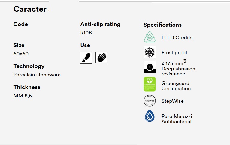 CARACTER MIX MULTICOLOR Rett. M97K гранитогрес PURO Antibacterial 60x60 MARAZZI - СУПЕР онлайн промоция - Image 9