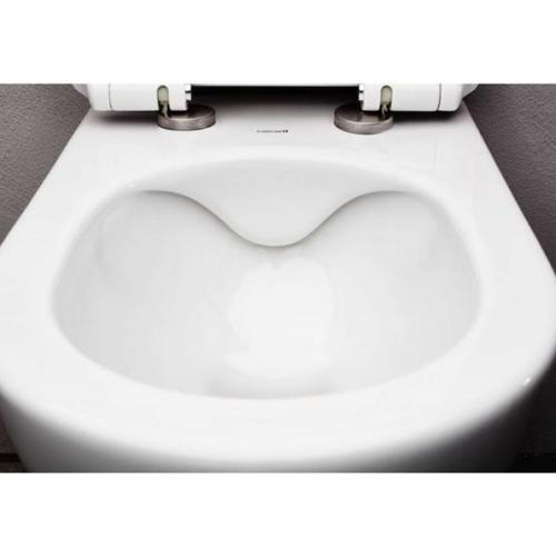 Конзолна тоалетна чиния Free бял МАТ и капак/седалка с плавно затваряне - Image 3