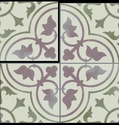 Испански гранитогрес COROT Pamesa. Розов и зелен гранитогрес