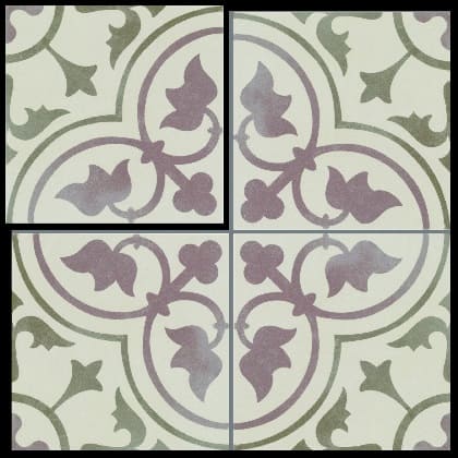 Испански гранитогрес COROT Pamesa. Розов и зелен гранитогрес