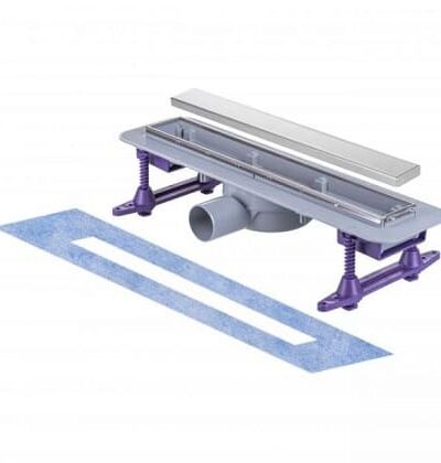 KESSEL качествен немски линеен сифон за баня. Решетка с възможност за вграждане на плочка LINEARIS COMPACT