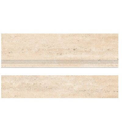 Travertino Beige Rustic Стъпало 30*120 + Чело 17*120