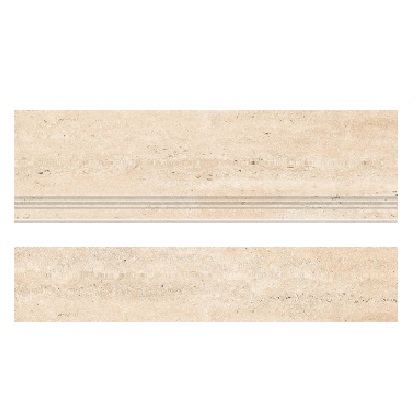 Travertino Beige Rustic Стъпало 30*120 + Чело 17*120