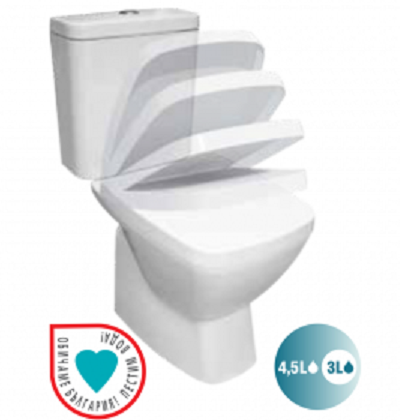 Моноблок HAPPYSMART Soft Close FAYANS - ОНЛАЙН ПРОМОЦИЯ