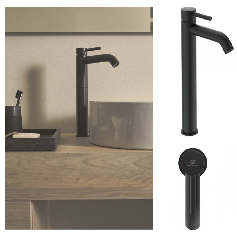 Смесител IDEAL STANDARD Ceraline Vessel Silk Black BC269XG – Онлайн промоция - Image 3