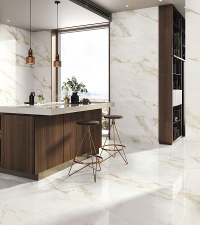 ADAGGIO gold 60X120 и 120х120 с мраморен ефект