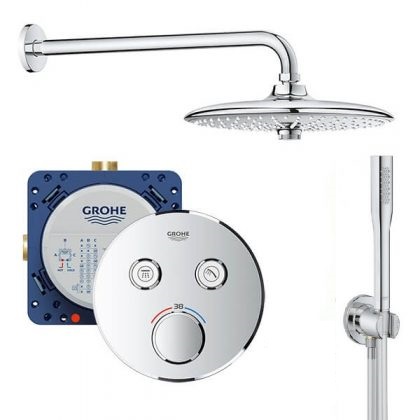 GROHE Душ система за вграждане Grohtherm SmartControl 26 комплект 123803 - СУПЕР ОНЛАЙН ПРОМОЦИЯ
