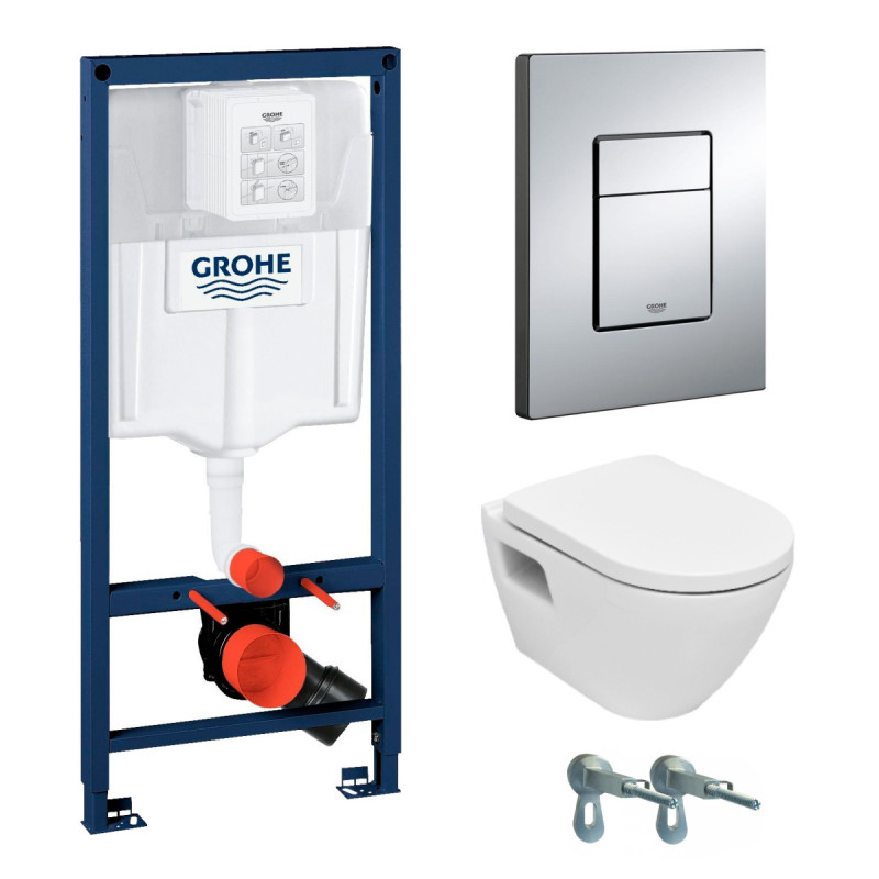 GROHE Комплект за WC Solido PERFECT 4 в 1, Rapid SL, Cosmopolitan SKATE, 39186000 - Image 2